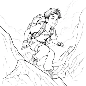 abenteuerlustiger-junge-beim-bergsteigen