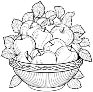 aepfel-im-korb-ausmalbild