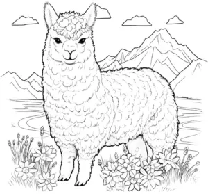 alpaka-in-buehne-blumen-und-bergen