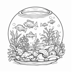 aquarium-mit-fischen-und-pflanzen-ausmalbild