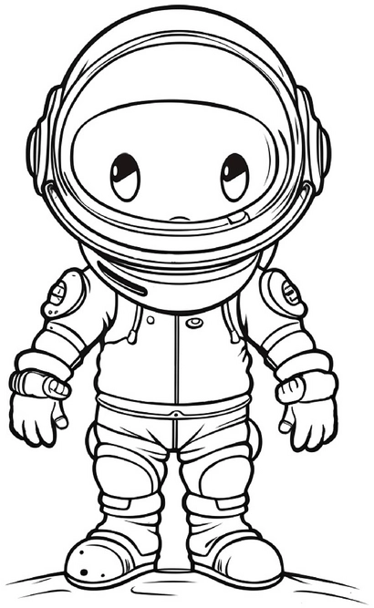 astronaut-im-raumanzug-ausmalbild