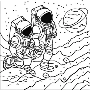astronauten-auf-einem-fremden-planeten-ausmalbild