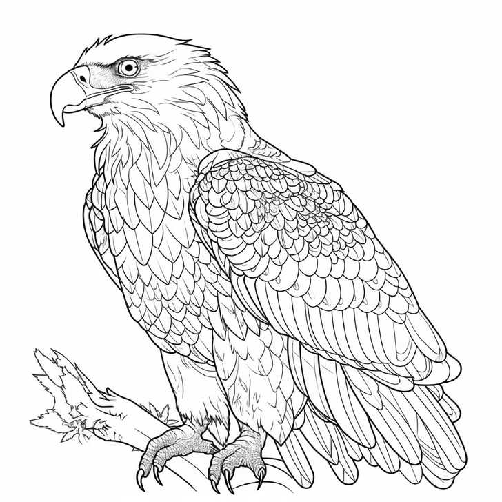 ausmalbild-adler-mit-detaillierter-federstruktur