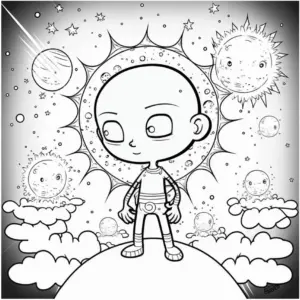 ausmalbild-astronaut-und-planeten-im-weltall