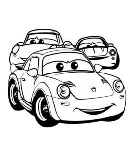 ausmalbild-cartoon-autos-ausmalen
