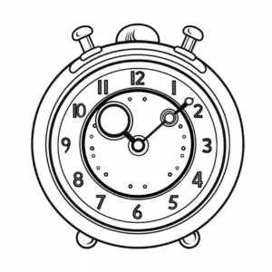 ausmalbild-einer-klassischen-standuhr-mit-ziffern-und-knoepfen