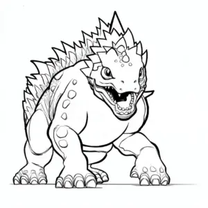 ausmalbild-eines-eindrucksvollen-monsters-mit-stacheln