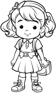 ausmalbild-eines-maedchens-mit-schulranzen