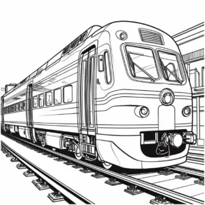 ausmalbild-eines-zugs-auf-gleisen