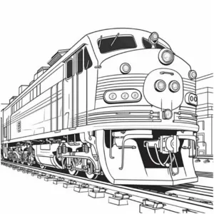 ausmalbild-eisenbahn-zug-auf-schienen