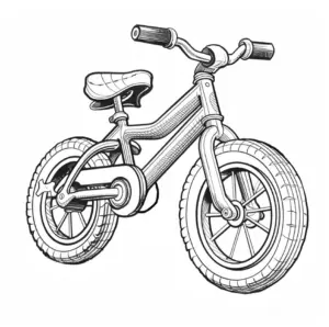 ausmalbild-fahrrad-fuer-kinder-mit-lenker-und-reifen