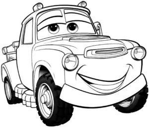 ausmalbild-freundliches-auto-mit-grossen-augen