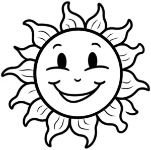 ausmalbild-froehliche-sonne-mit-laechelndem-gesicht