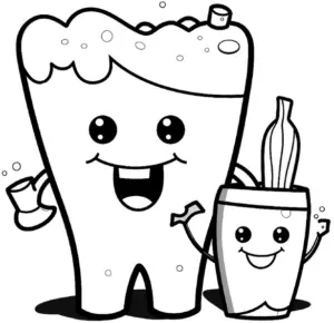 ausmalbild-fröhlicher-becher-und-shake