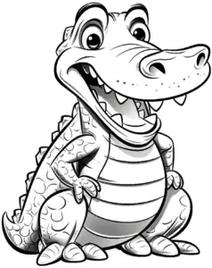 ausmalbild-froehliches-krokodil-mit-breitem-laecheln