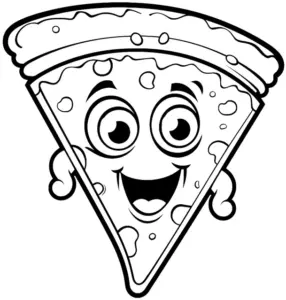 ausmalbild-fruehliches-pizzastueck-mit-grossen-augen