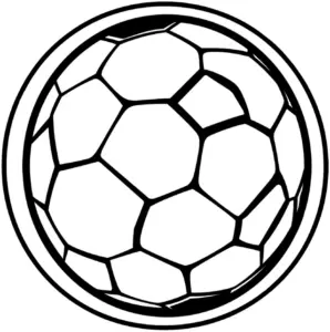 ausmalbild-fussball-mit-geometrischem-muster