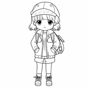 ausmalbild-kawaii-anime-maedchen-mit-rucksack