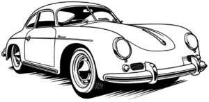 ausmalbild-klassisches-auto-mit-elegantem-design