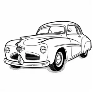 ausmalbild-klassisches-auto-mit-nostalgischem-design