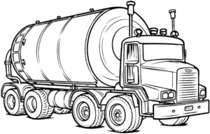 ausmalbild-kraftstoff-lkw-mit-zylindertank