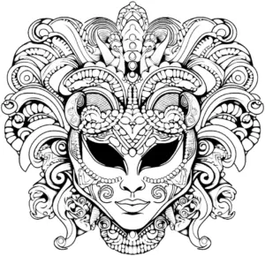 ausmalbild-kuenstlerische-maske-mit-ornamenten-und-geschwungenen-linien
