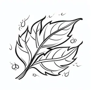 ausmalbild-mit-blaettern-in-elegantem-design