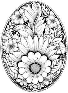 ausmalbild-mit-blumen-und-blaettern-in-komplexer-anordnung