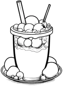 ausmalbild-mit-eiskugeln-und-getraenk