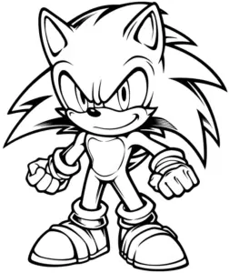 ausmalbild-mit-energischer-comicfigur-und-stacheligen-haaren