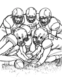 ausmalbild-mit-footballspielern-im-teamspiel