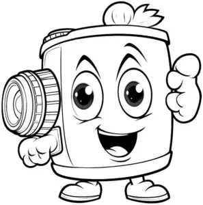 ausmalbild-mit-froehlicher-kamerafigur