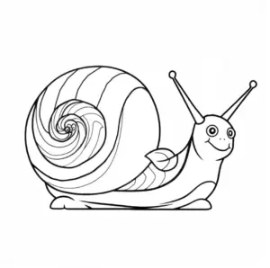 ausmalbild-mit-froehlicher-schnecke-und-spiralisiertem-panzer