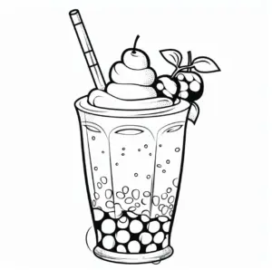 ausmalbild-mit-getraenk-und-sahnehaube