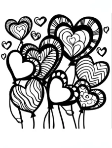ausmalbild-mit-herzen-und-mustern