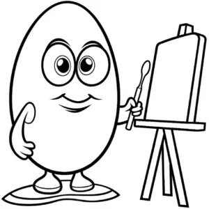 ausmalbild-mit-kuenstlerischem-ei-und-leinwand