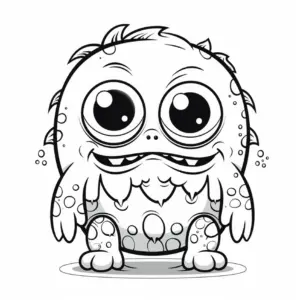 ausmalbild-mit-lustigem-monster-und-grossen-augen