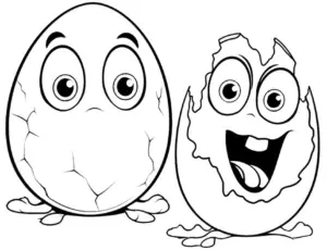 ausmalbild-mit-lustigen-eiern-und-froehlichem-kueken