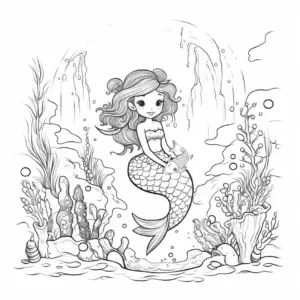 ausmalbild-mit-niedlicher-meerjungfrau-im-unterwasserreich