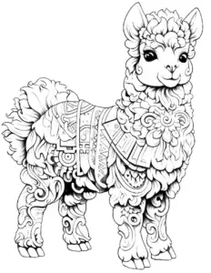 ausmalbild-mit-verziertem-alpaka