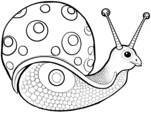 ausmalbild-schnecke-mit-geometrischem-muster
