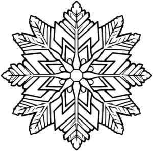 ausmalbild-schneeflocke-mit-symmetrischen-mustern