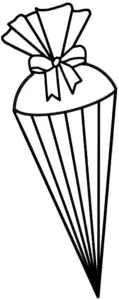 ausmalbild-schultuete-mit-suessigkeiten