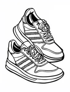 ausmalbild-von-sportlichen-schuetzen-mit-klaren-linien