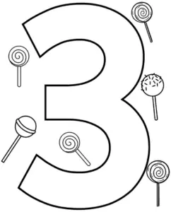 ausmalbild-zahl-3-mit-lutschern