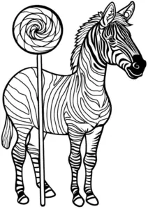 ausmalbild-zebra-mit-lutscher
