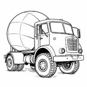 ausmalbild-zementmischer-lkw-mit-grosser-trommel