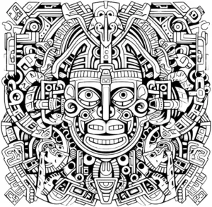 aztekisches-muster-ausmalbild-mit-geometrischen-formen