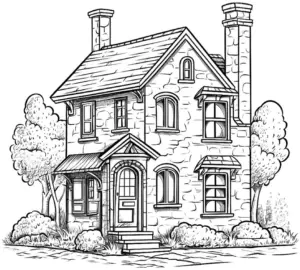 backsteinhaus-mit-garten-und-baeumen