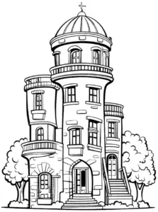 backsteinturm-mit-kuppel-und-baeumen